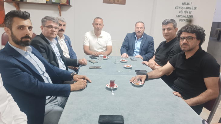 Kocaeli Gümüşhaneliler Vakfı'ndan Dernek Başkanı Ünal Çelik'e Ziyaret